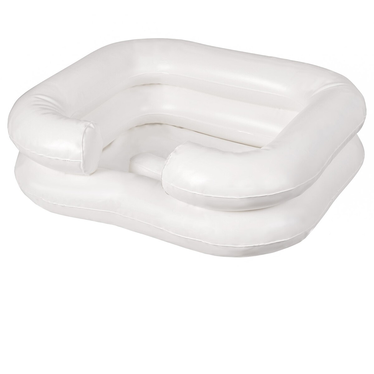 Deluxe inflatable shampoo basin