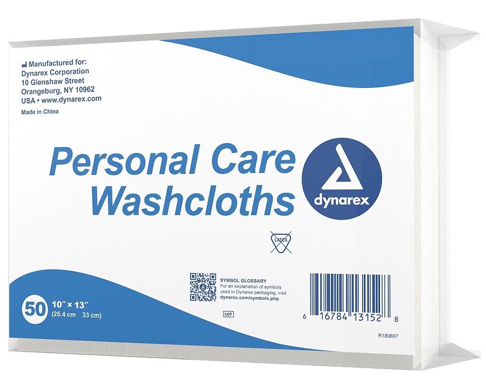 Dynarex Dry Adult Wipes or Washcloths