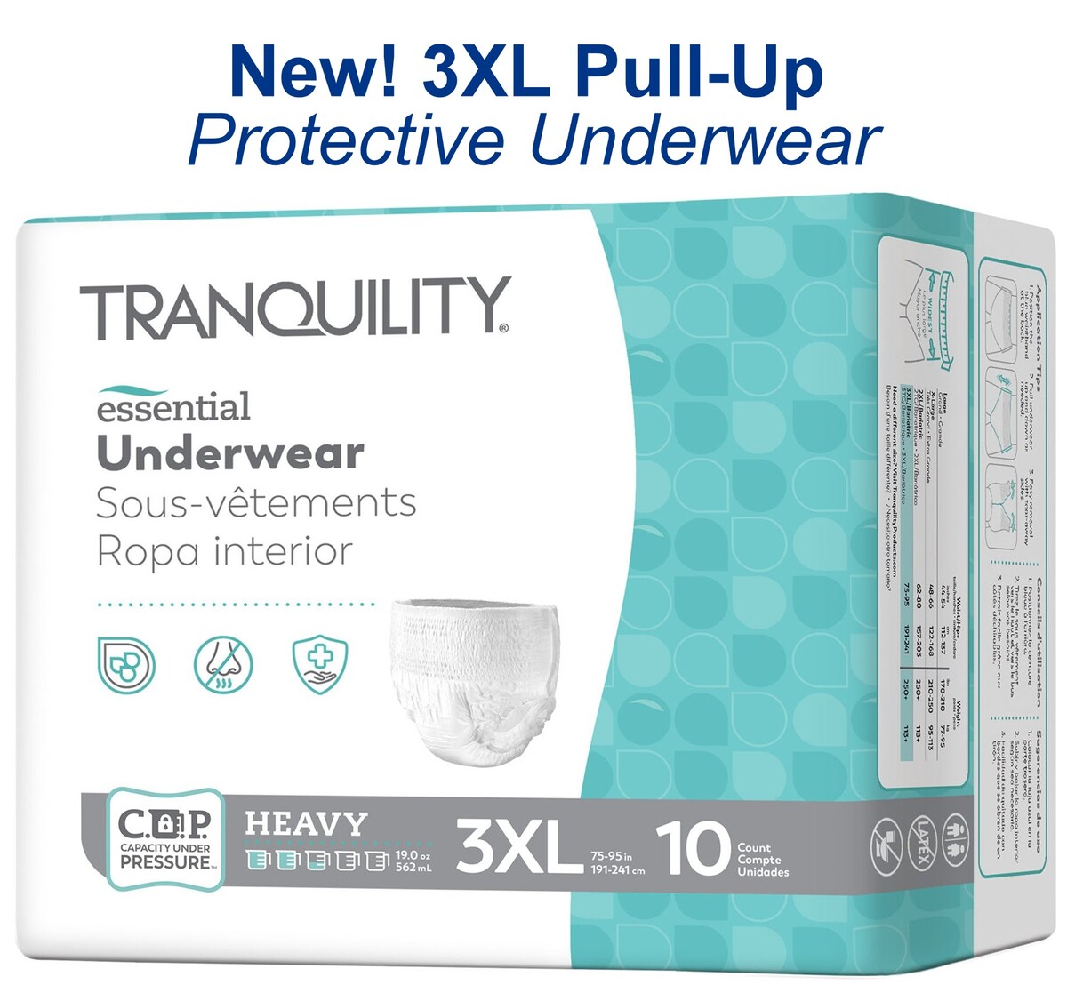 3XL Protective Underwear by Tranquility