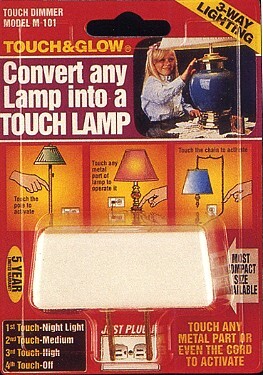 touch lamp converter plugs in