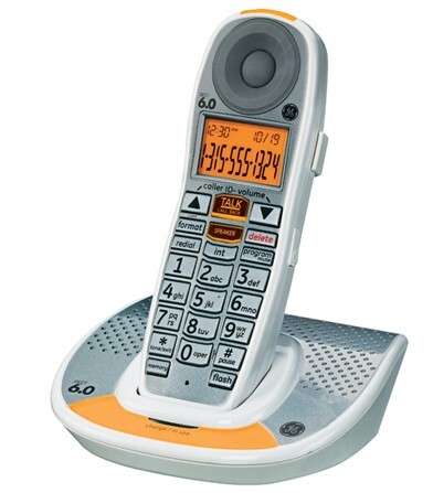 GE Big Button Cordless Phone with Large Print Caller ID Screen