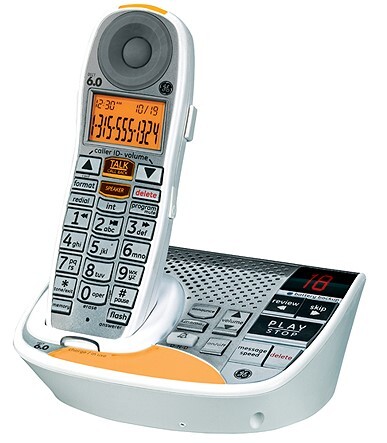 GE Big Button Cordless Phone with Large Print Caller ID Screen and Digitial Answering Machine