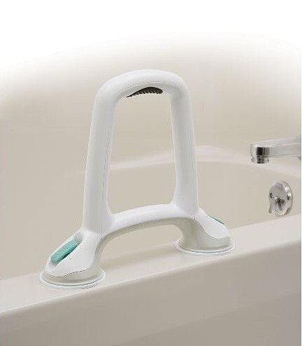 suction tub rail for tubside installation