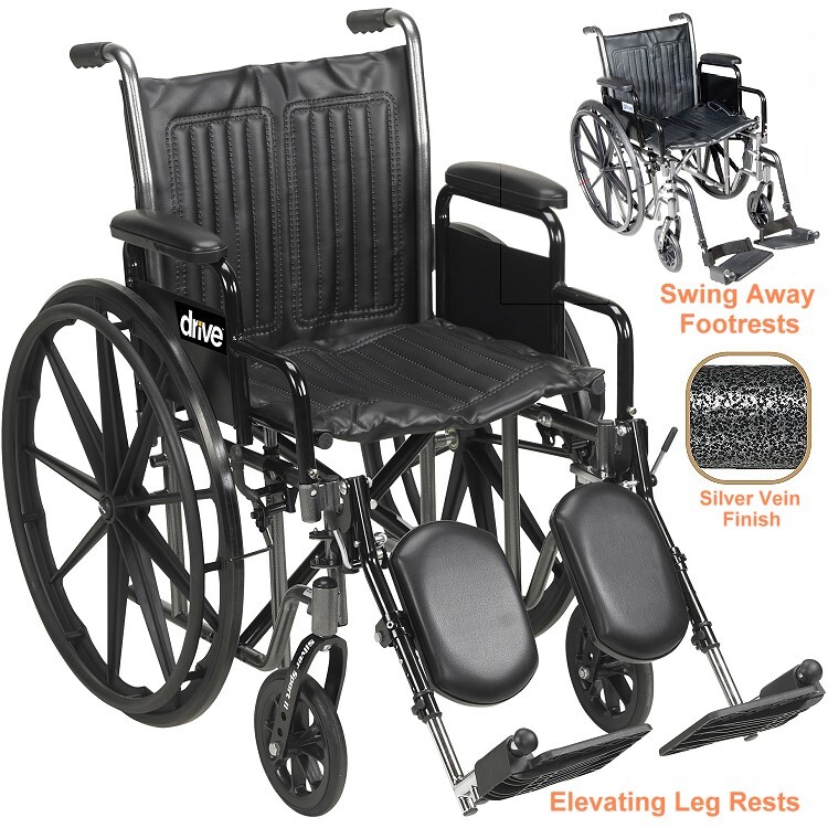 Silver Sport Wheelchair, Silver Sport Dual Axle Wheelchair